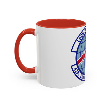 423d Communications Squadron (U.S. Air Force) Accent Coffee Mug