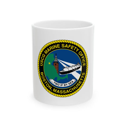 USCG MSO Boston Marine Safety Office (U.S. Coast Guard) White Coffee Mug