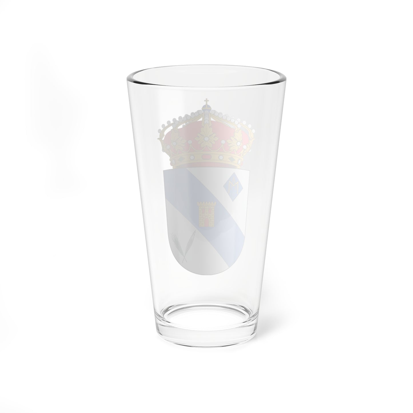 Escudo de María de Huerva (Spain) (Coat of Arms) Pint Glass 16oz