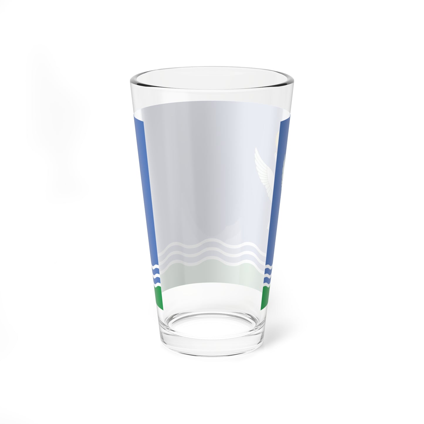 Flag of Chishminsky rayon (Russia) Pint Glass 16oz