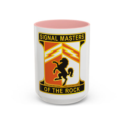 114 Signal Battalion (U.S. Army) Accent Coffee Mug