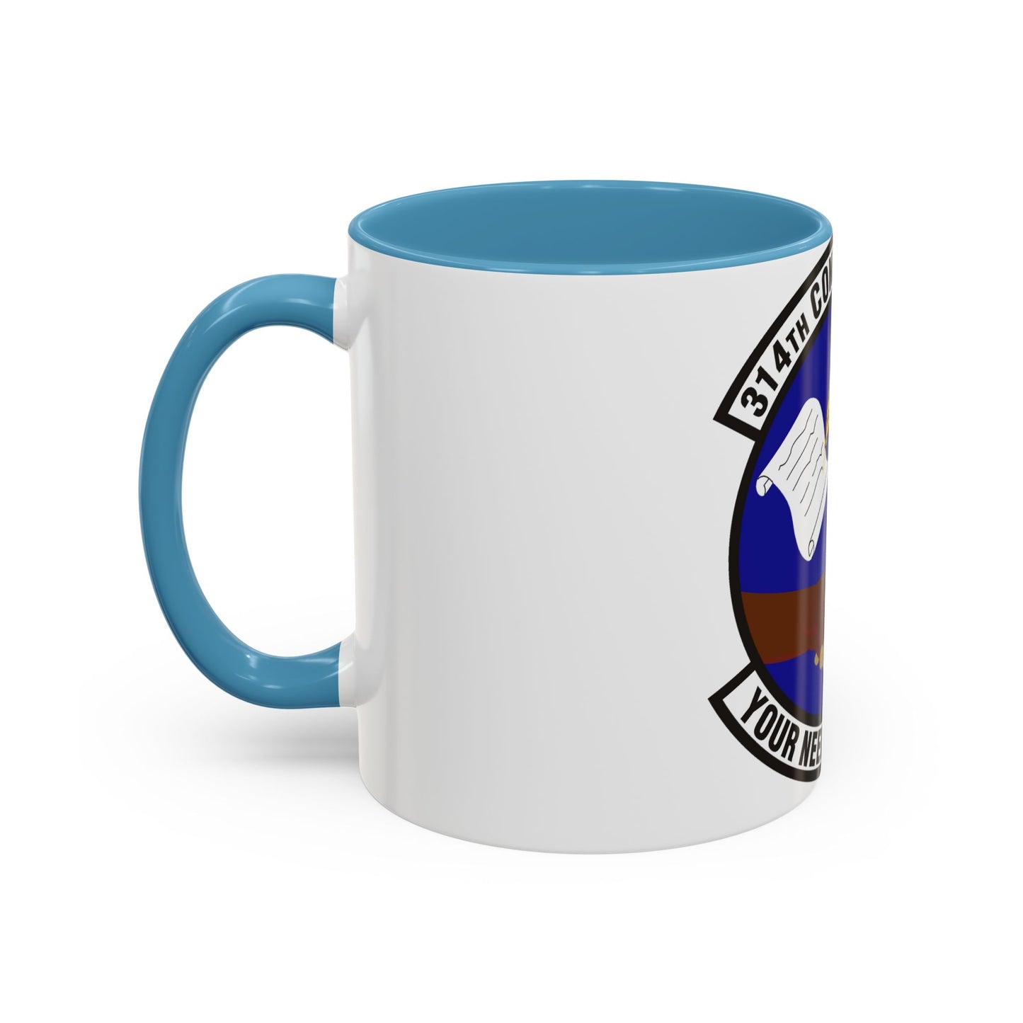 Tasse à café décorative du 314e escadron contractant (US Air Force)