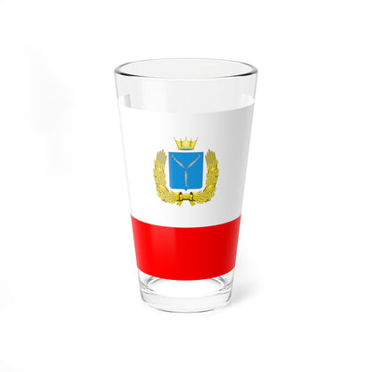 Flag of Saratov Oblast (Russia) Pint Glass 16oz