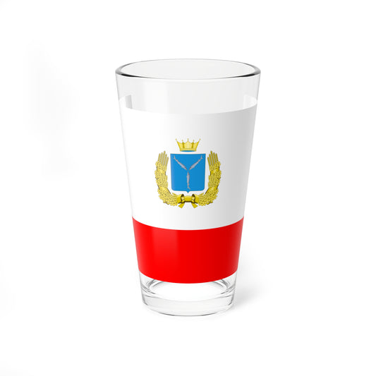 Flag of Saratov Oblast (Russia) Pint Glass 16oz
