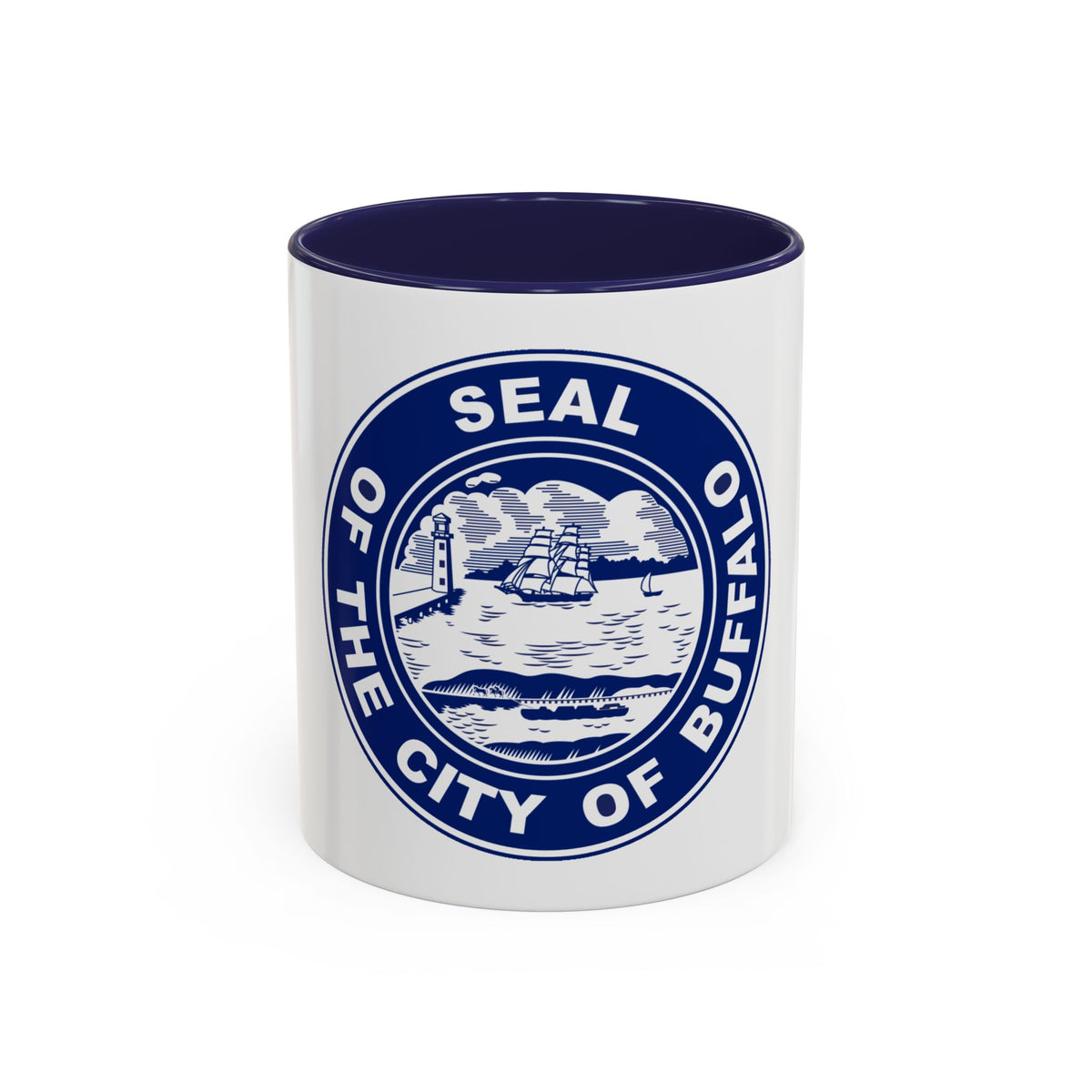 Seal of Buffalo New York - Accent Coffee Mug