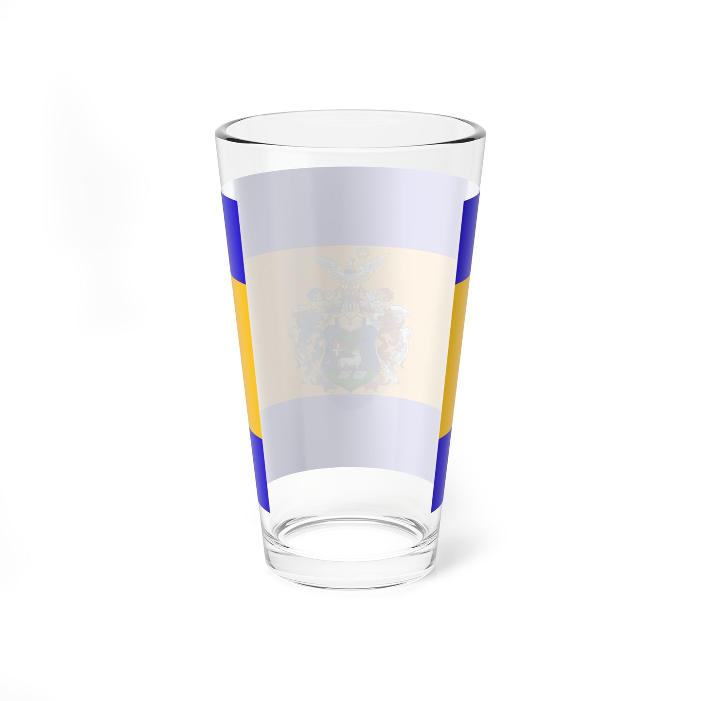 Flag of Debrecen ceremonial (Hungary) Pint Glass 16oz