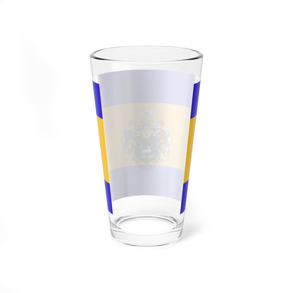 Flag of Debrecen ceremonial (Hungary) Pint Glass 16oz