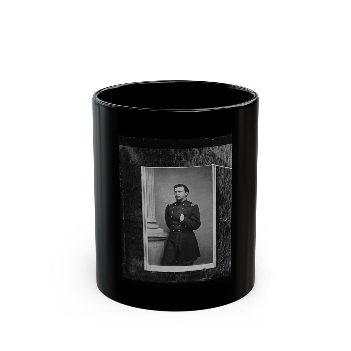 General Lewis Merrill (U.S. Civil War) Black Coffee Mug