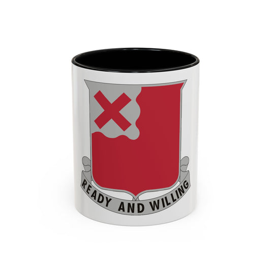875 Engineer Battalion (U.S. Army) Accent Coffee Mug