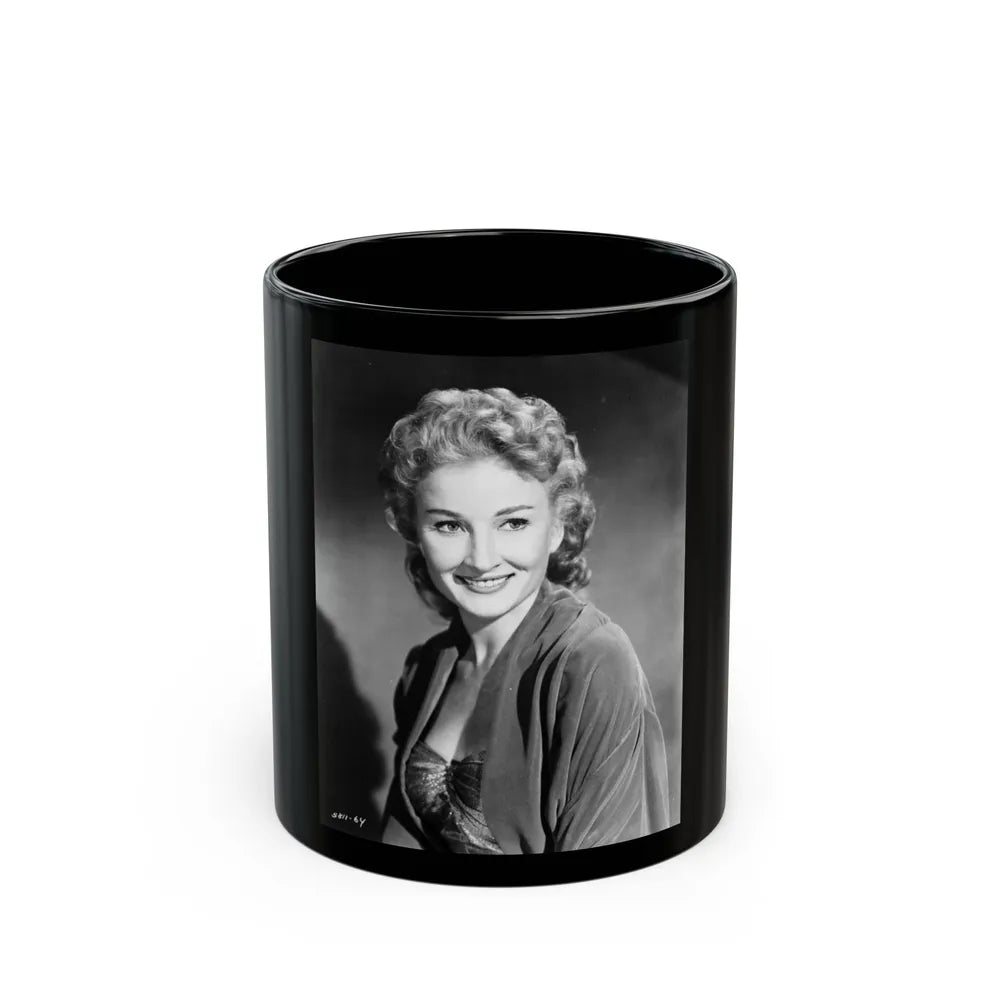 Carol Ohmart #01 (Vintage Female Icon) Black Coffee Mug-11oz-Go Mug Yourself