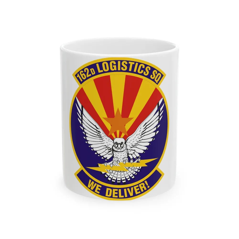 162d Logistics Squadron (U.S. Air Force) White Coffee Mug-11oz-Go Mug Yourself