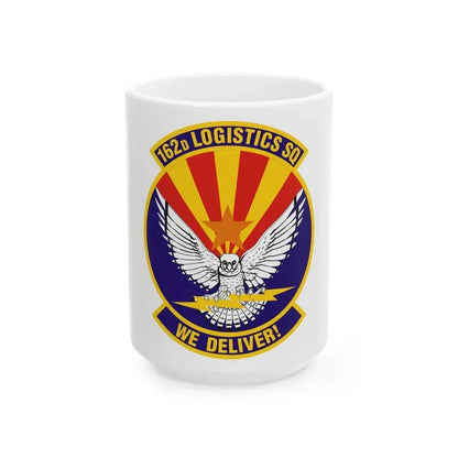 162d Logistics Squadron (U.S. Air Force) White Coffee Mug 15oz - Go Mug Yourself