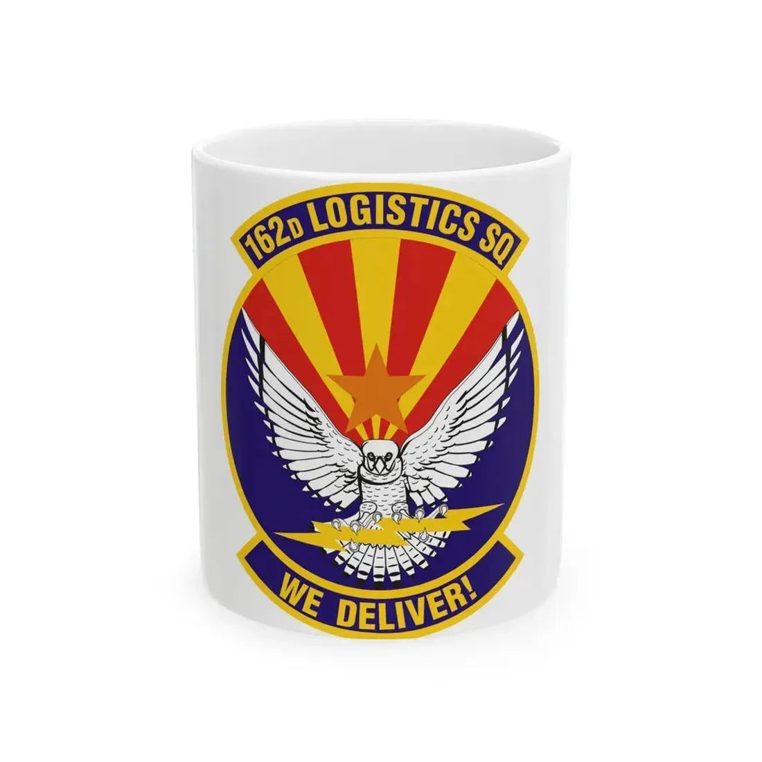 162d Logistics Squadron (U.S. Air Force) White Coffee Mug - Go Mug Yourself