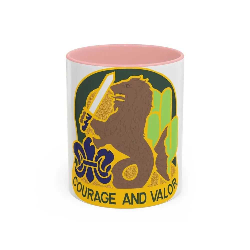 163 Armored Brigade v2 (U.S. Army) Accent Coffee Mug 11oz Pink - Go Mug Yourself