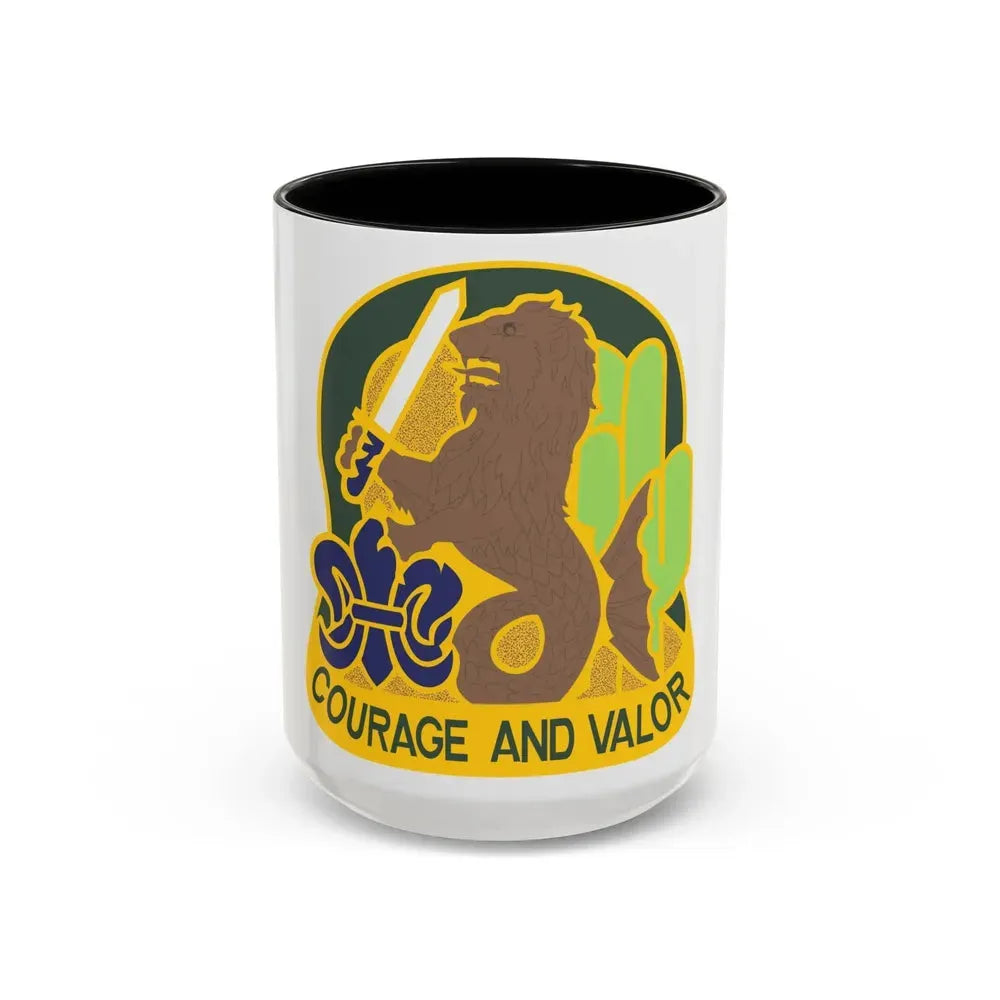 163 Armored Brigade v2 (U.S. Army) Accent Coffee Mug 15oz Black - Go Mug Yourself