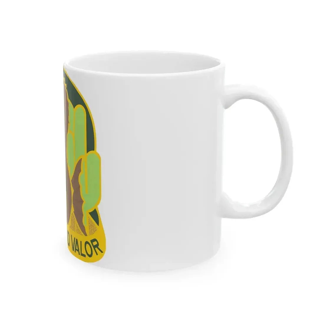 163 Armored Brigade v2 (U.S. Army) White Coffee Mug - Go Mug Yourself