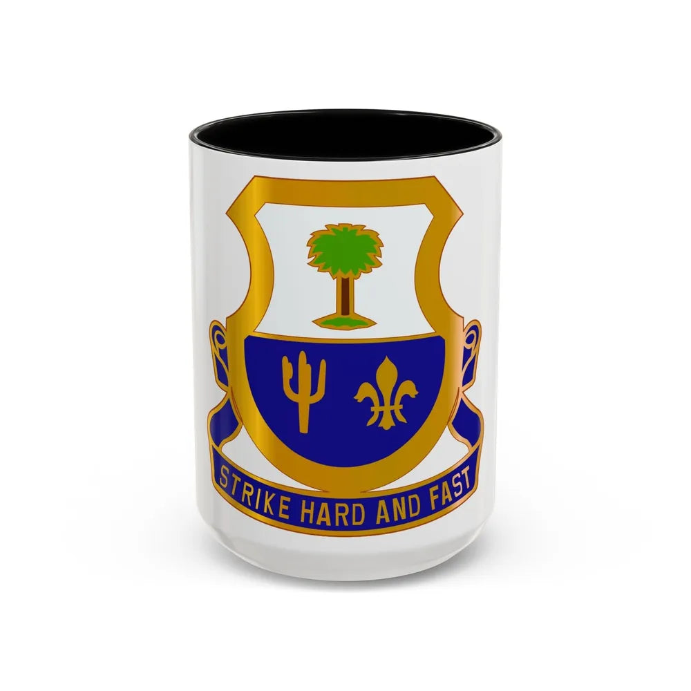 163 Cavalry Regiment (U.S. Army) Accent Coffee Mug-15oz-Black-Go Mug Yourself