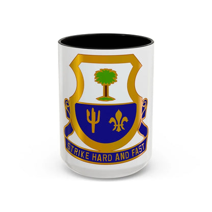 163 Cavalry Regiment (U.S. Army) Accent Coffee Mug-15oz-Black-Go Mug Yourself