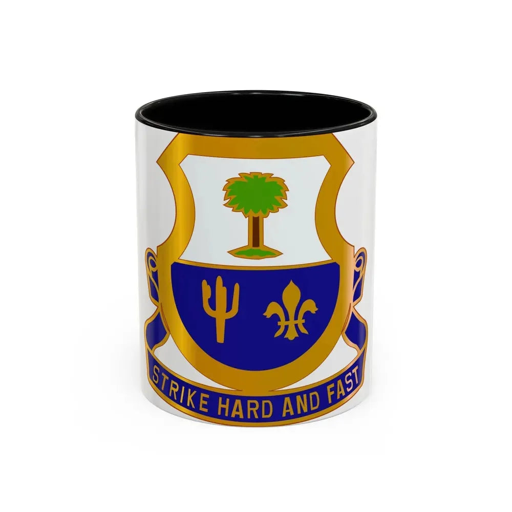 163 Cavalry Regiment (U.S. Army) Accent Coffee Mug 11oz Black - Go Mug Yourself