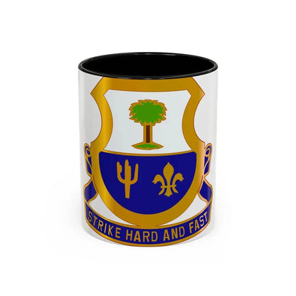 163 Cavalry Regiment (U.S. Army) Accent Coffee Mug 11oz Black - Go Mug Yourself