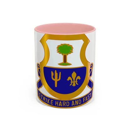 163 Cavalry Regiment (U.S. Army) Accent Coffee Mug 11oz Pink - Go Mug Yourself