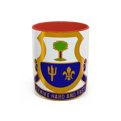 163 Cavalry Regiment (U.S. Army) Accent Coffee Mug 11oz Red - Go Mug Yourself