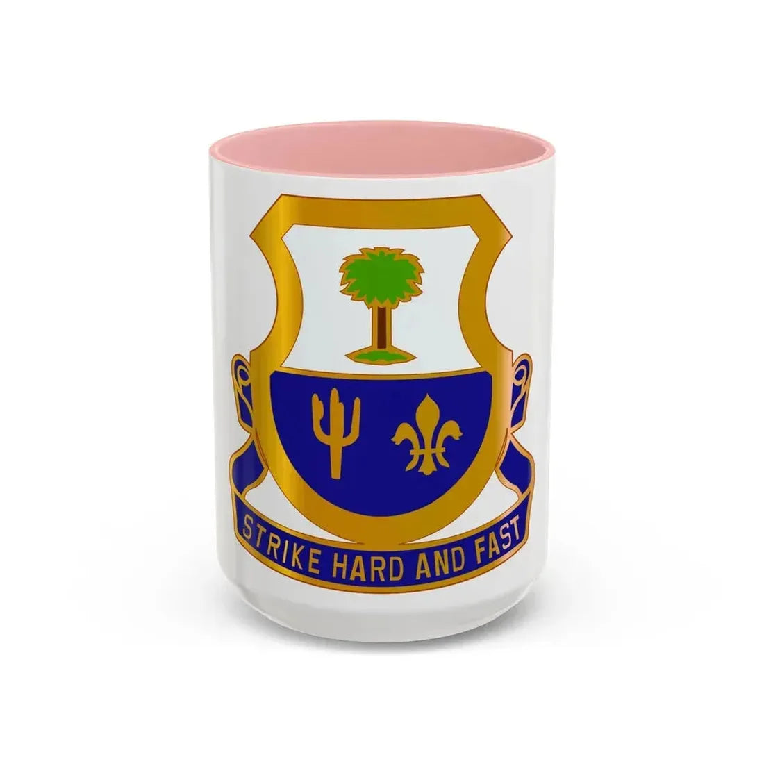 163 Cavalry Regiment (U.S. Army) Accent Coffee Mug 15oz Pink - Go Mug Yourself