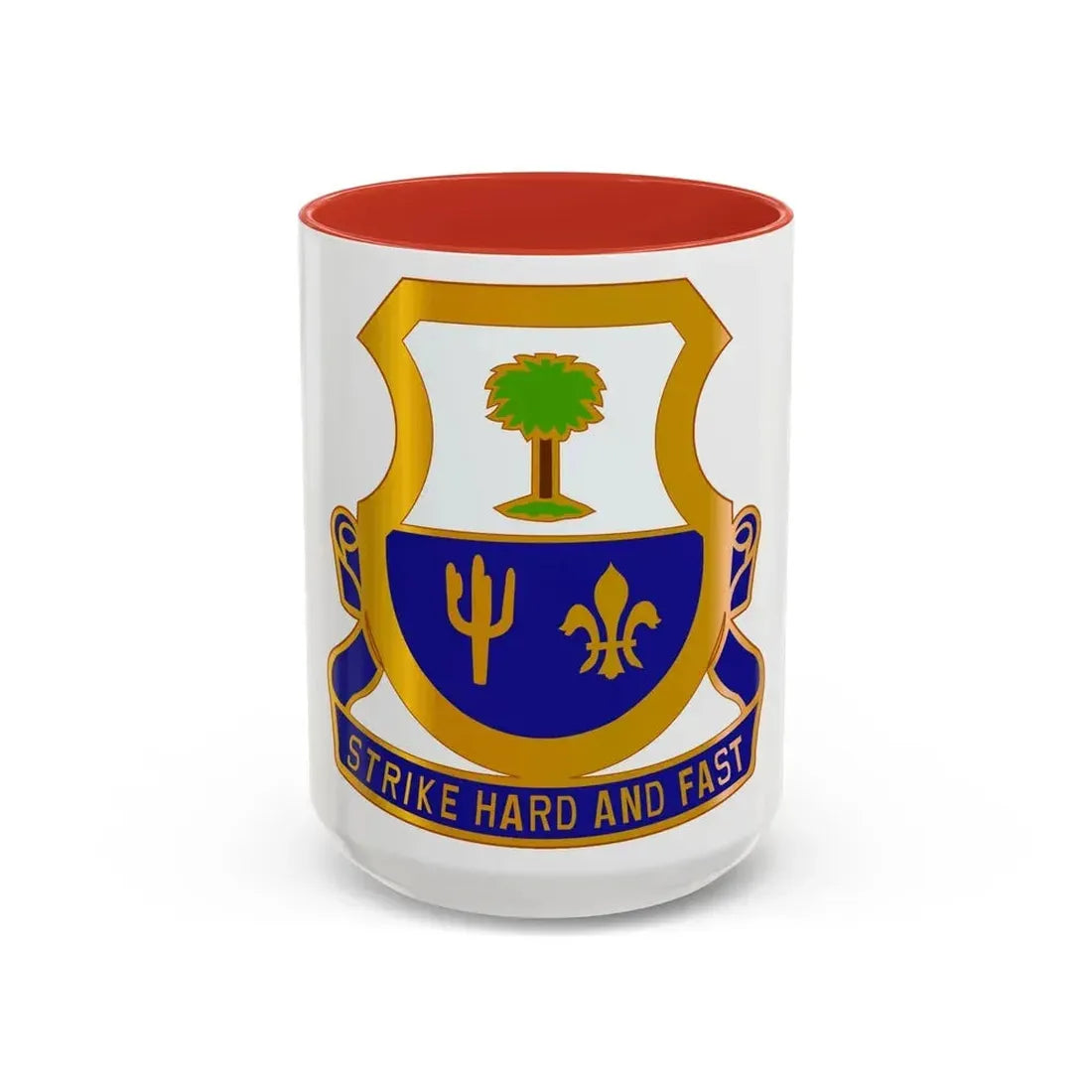 163 Cavalry Regiment (U.S. Army) Accent Coffee Mug 15oz Red - Go Mug Yourself