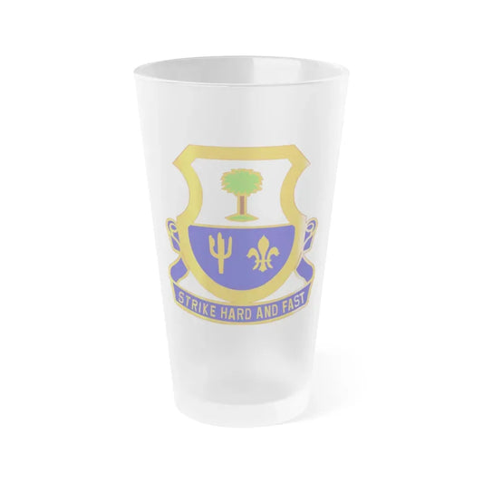 163 Cavalry Regiment (U.S. Army) Frosted Pint Glass 16oz Default Title - Go Mug Yourself