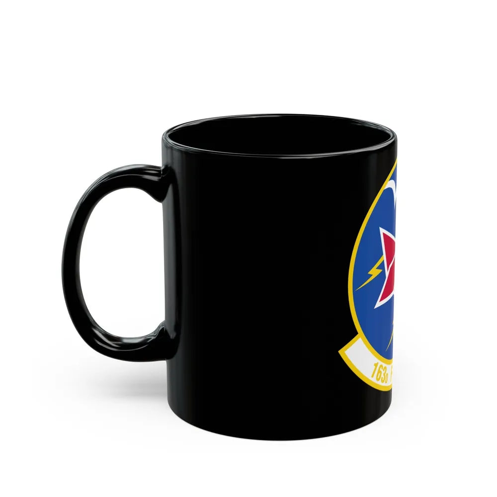 163 Fighter Squadron (U.S. Air Force) Black Coffee Mug-Go Mug Yourself