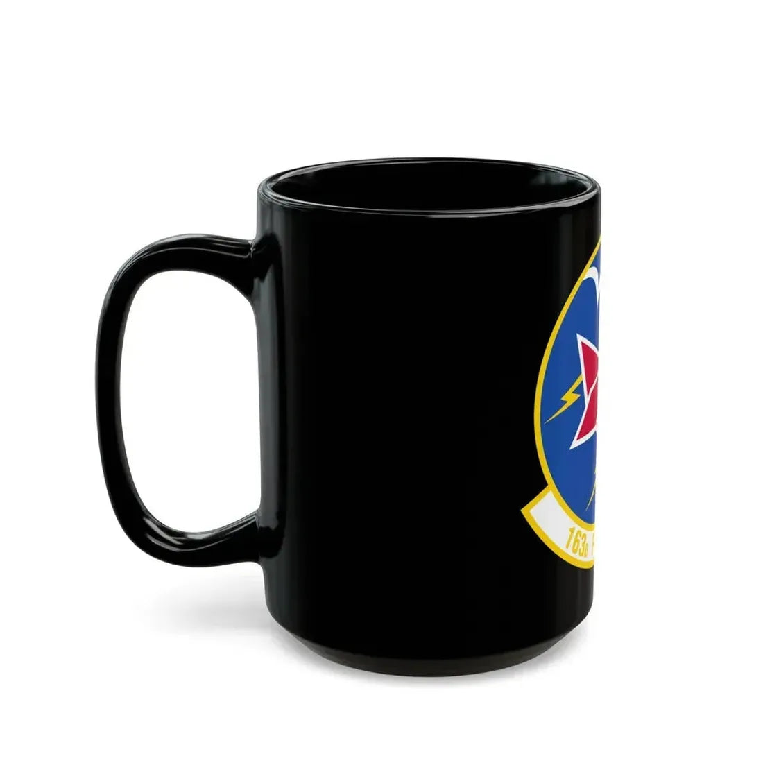 163 Fighter Squadron (U.S. Air Force) Black Coffee Mug - Go Mug Yourself