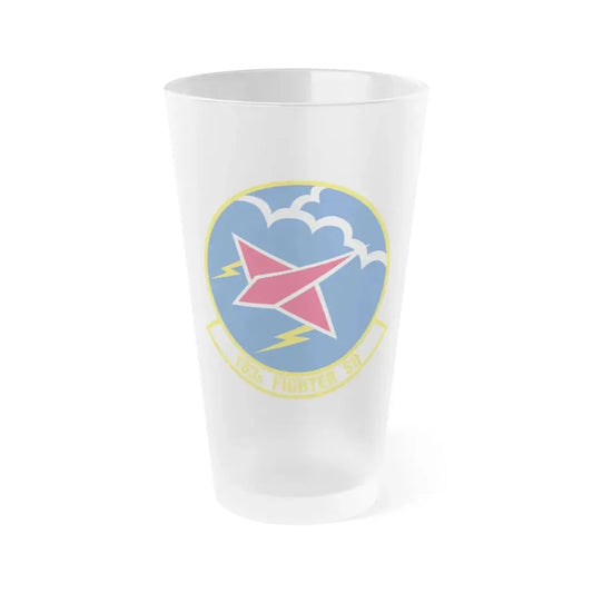 163 Fighter Squadron (U.S. Air Force) Frosted Pint Glass 16oz 16oz Frosted - Go Mug Yourself