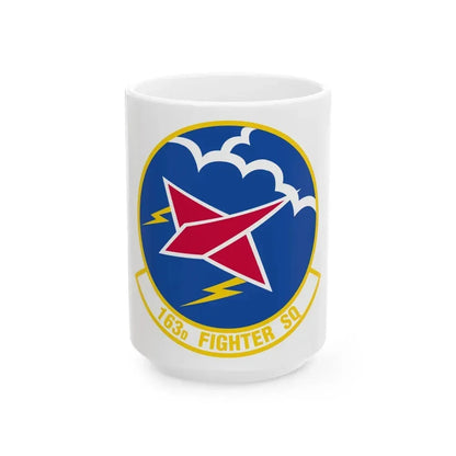 163 Fighter Squadron (U.S. Air Force) White Coffee Mug 15oz - Go Mug Yourself