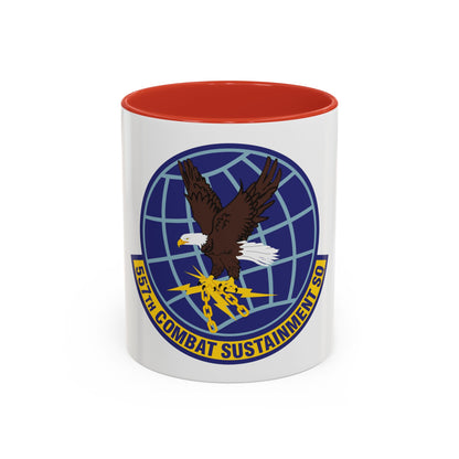 557th Combat Sustainment Squadron (U.S. Air Force) Accent Coffee Mug