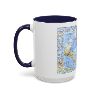 West Indies & Central America (1970) (Map) Accent Coffee Mug