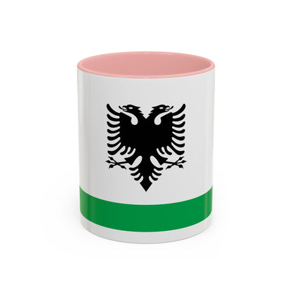 Albanian Coast Guard Ensign - Accent Coffee Mug