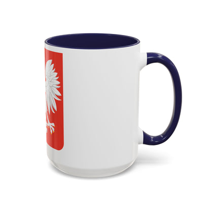 Coat of arms of Poland (1955-1980) - Accent Coffee Mug