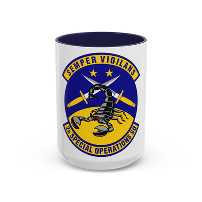 2d Special Operations Squadron (U.S. Air Force) Accent Coffee Mug