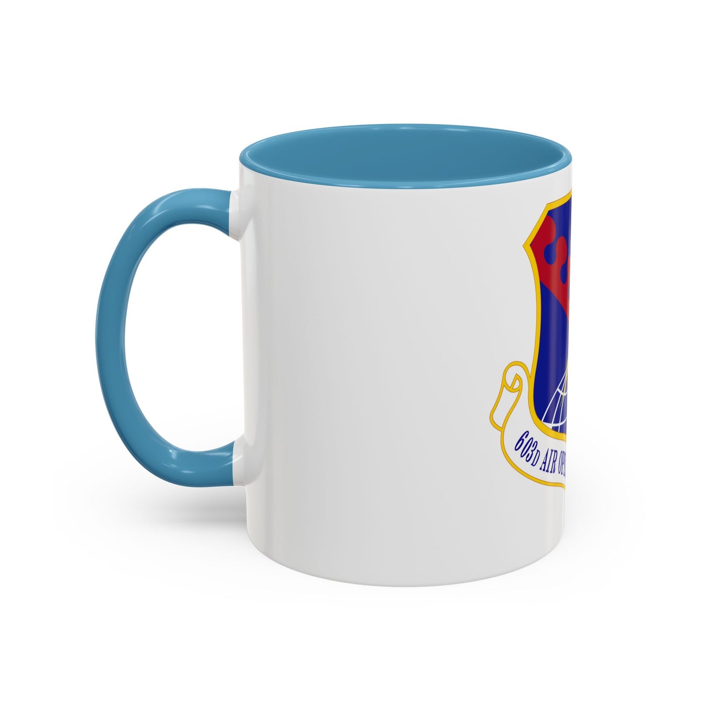 603 Air Operations Center USAFE (U.S. Air Force) Accent Coffee Mug