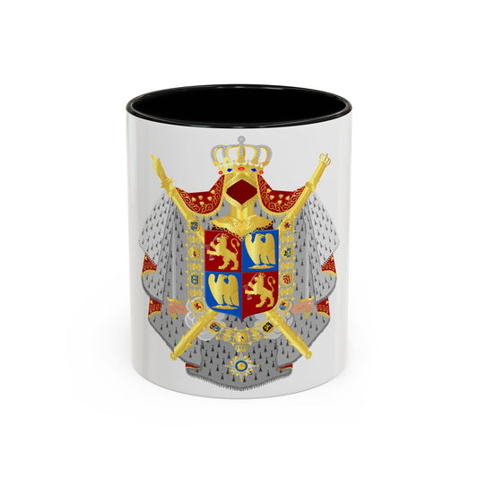 Coat of arms of kingdom Holland King Lodewijk 1808 - Accent Coffee Mug