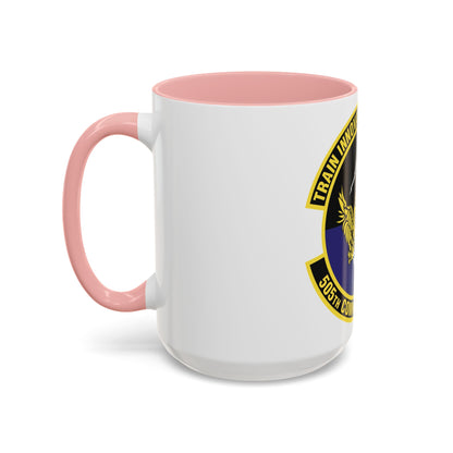 505th Communications Squadron (U.S. Air Force) Accent Coffee Mug