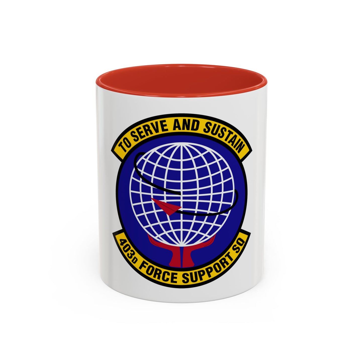 403 Force Support Squadron AFRC (U.S. Air Force) Accent Coffee Mug