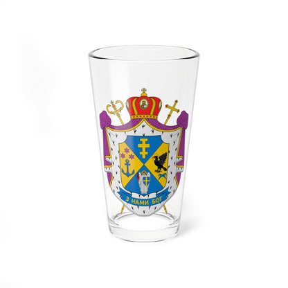 Coat of arms of Yosyf Milan (Ukraine) (Coat of Arms) Pint Glass 16oz