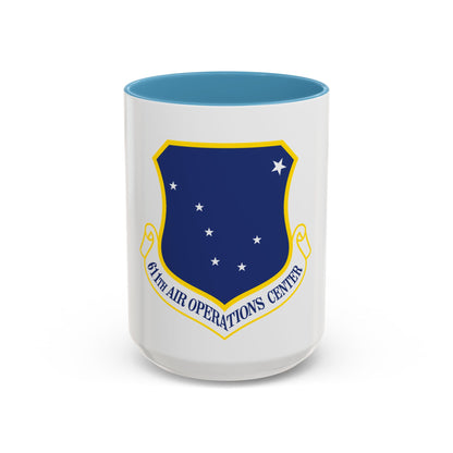 611th AOC (U.S. Air Force) Accent Coffee Mug
