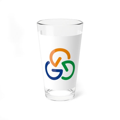 Flag of Nomi Ishikawa (Japan) Pint Glass 16oz