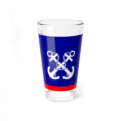 ROCN Deputy Commander-in-Chiefs Flag 1929 (China) Pint Glass 16oz