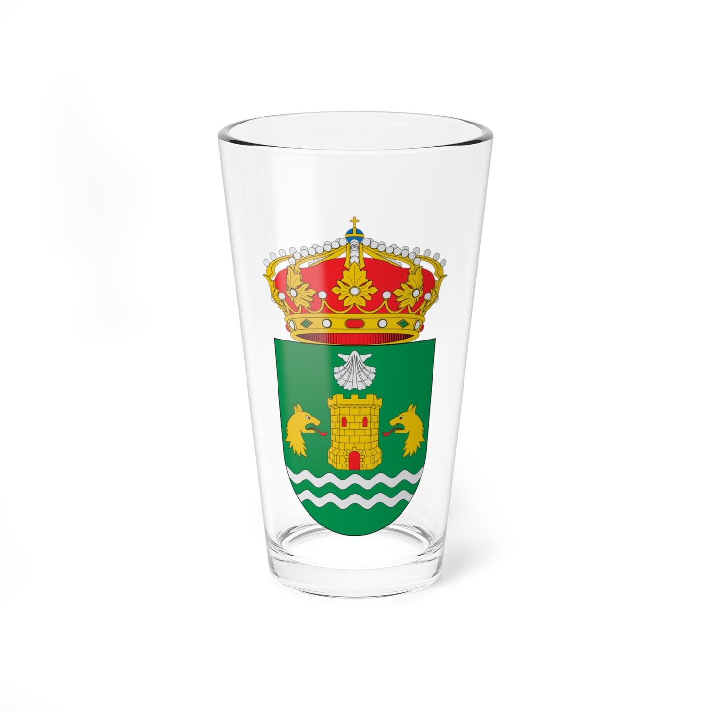 Escudo de A Fonsagrada (Spain) (Coat of Arms) Pint Glass 16oz