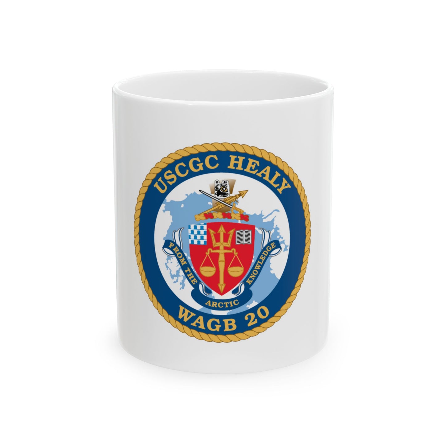 USCGC Healy WAGB 20 (U.S. Coast Guard) White Coffee Mug
