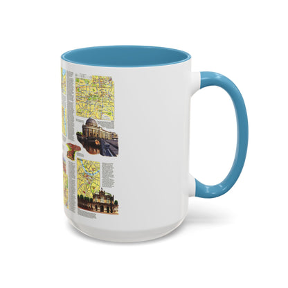 Germany - A Traveller's Map (1991) (Map) Accent Coffee Mug