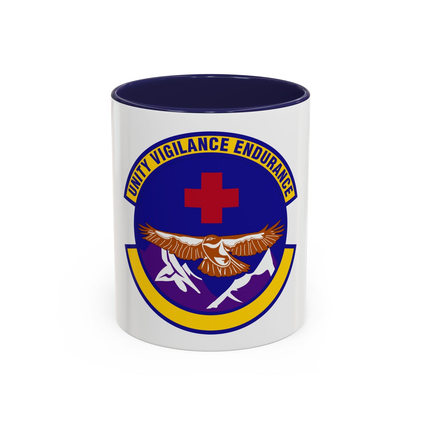 17 Operational Medical Readiness Squadron AETC (U.S. Air Force) Accent Coffee Mug